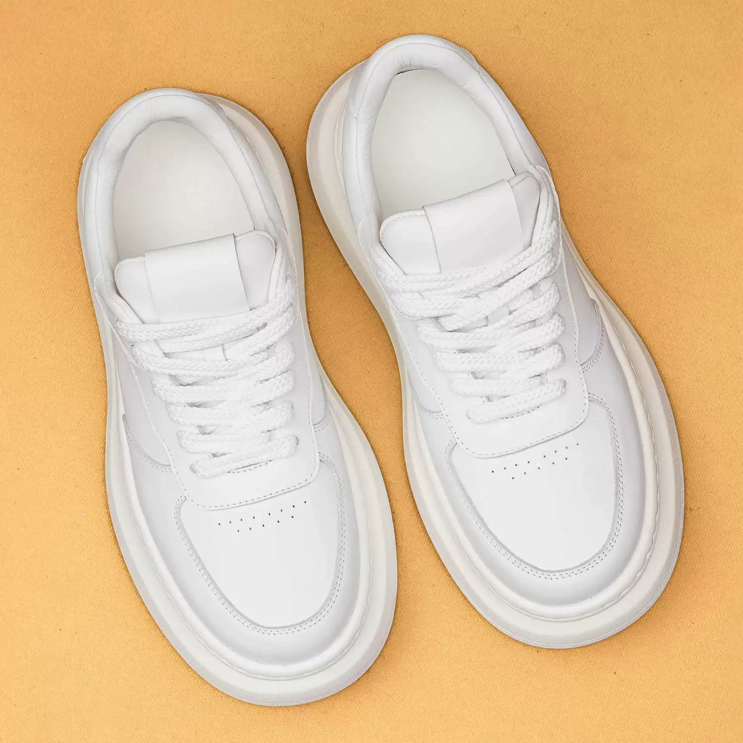 Men’s Genuine Leather Casual Sneakers 88005