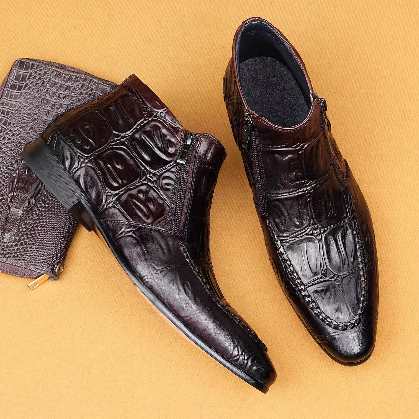 Formal Business Genuine Leather Pointed-Toe Shoes 65182