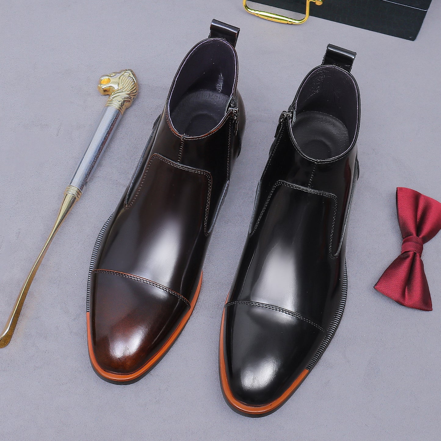 Men’s Winter Formal Leather Chelsea Boots 23736