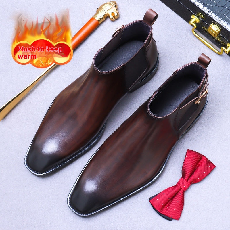 Men’s Fleece-Lined Chelsea Boots 89618