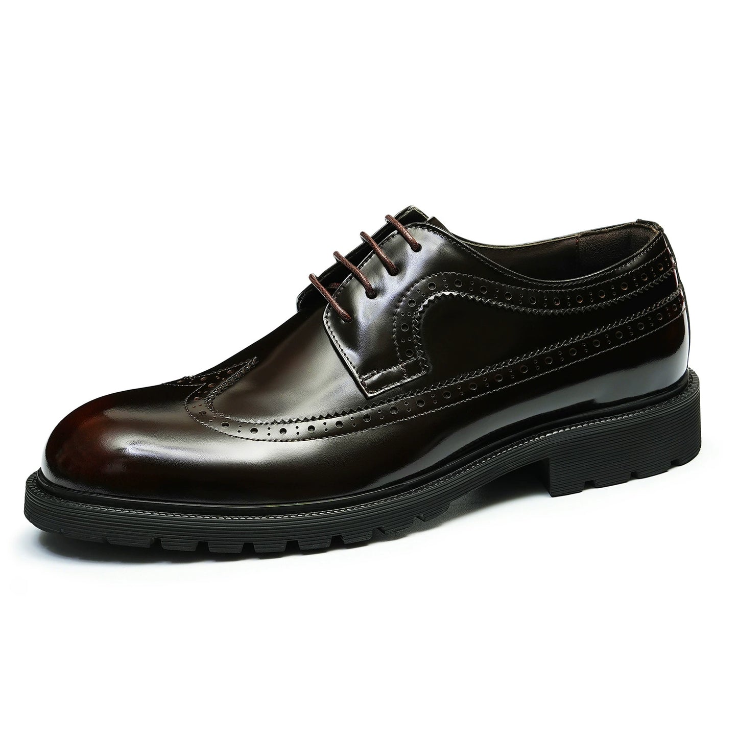 Men’s Genuine Leather Derby Shoes 96118