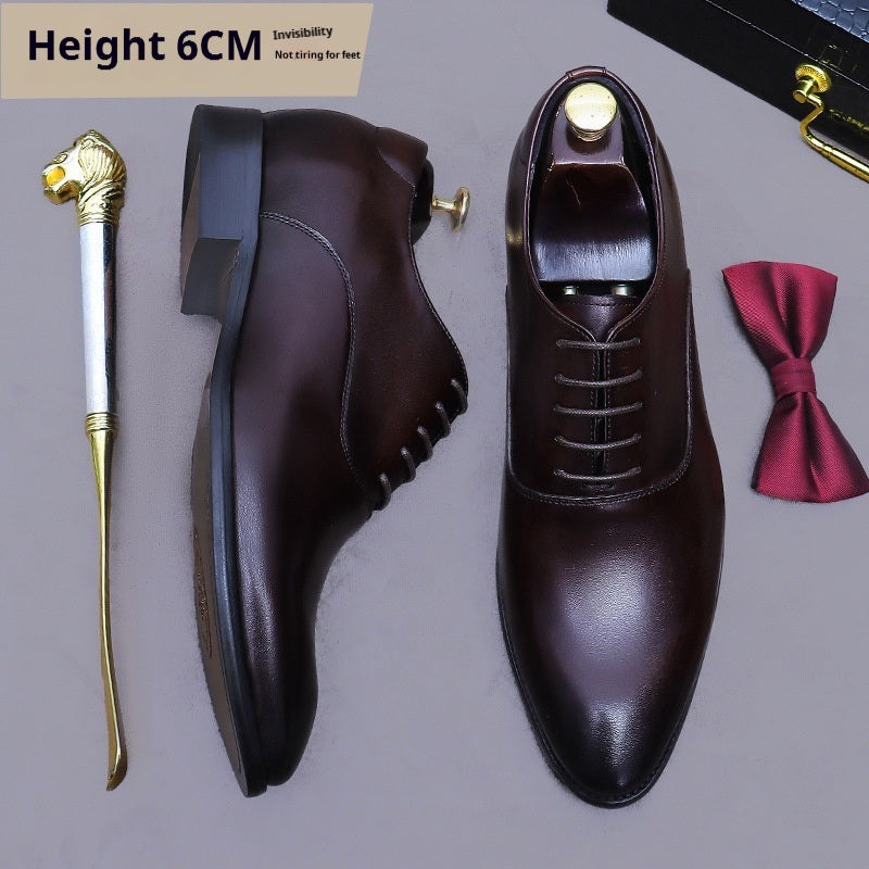 Men’s 6CM Invisible Elevator Oxford Shoes 65179