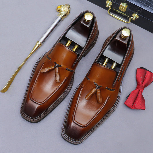 Tassel Business Leather Shoes Men's Formal Shoes Work Single Shoes Casual Men's Shoes 96159