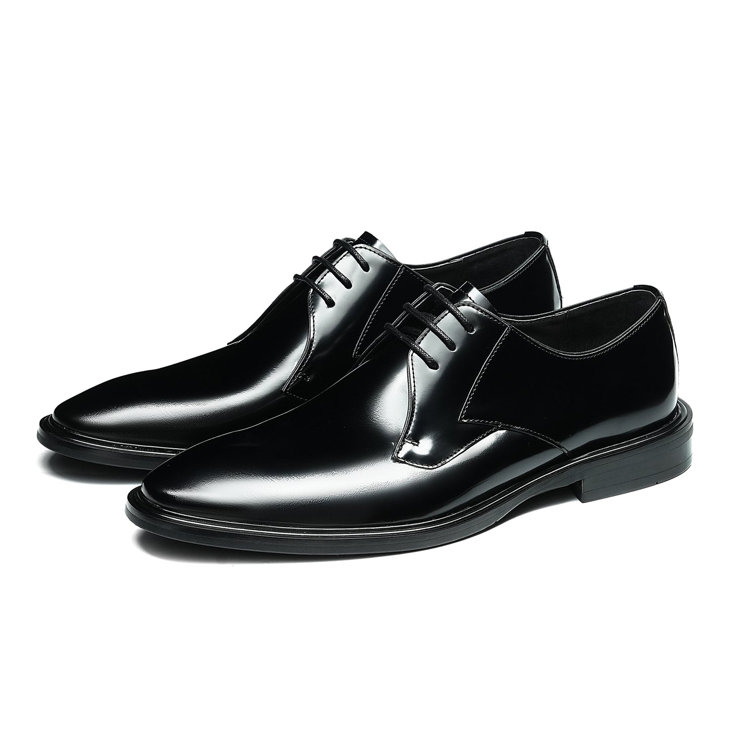 Y'Stride Men's Genuine Leather Plain Derby Business Formal Dress Shoes 86219