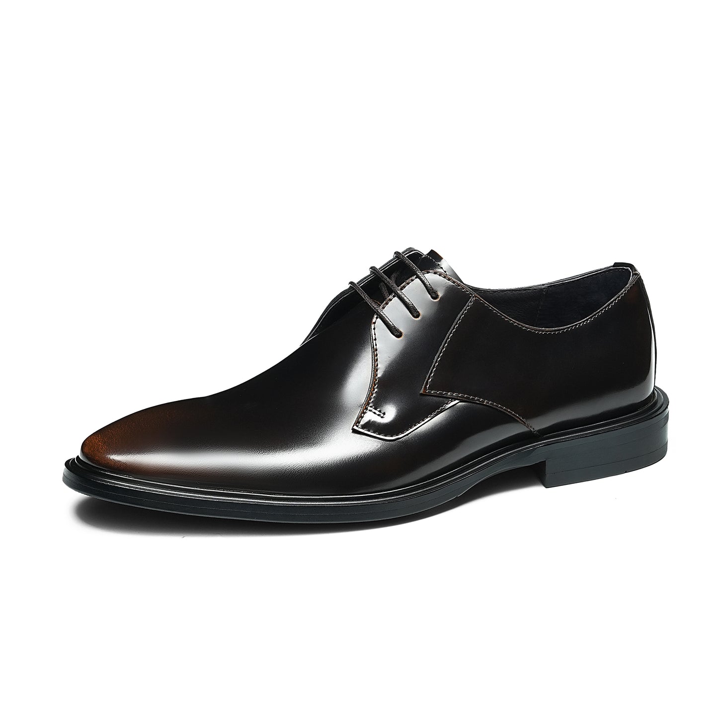 Y'Stride Men's Genuine Leather Plain Derby Business Formal Dress Shoes 86219