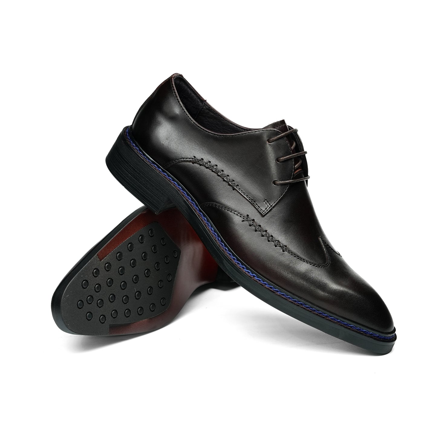 Y'Stride Men's Norwegian Welt Derby Shoes 96178