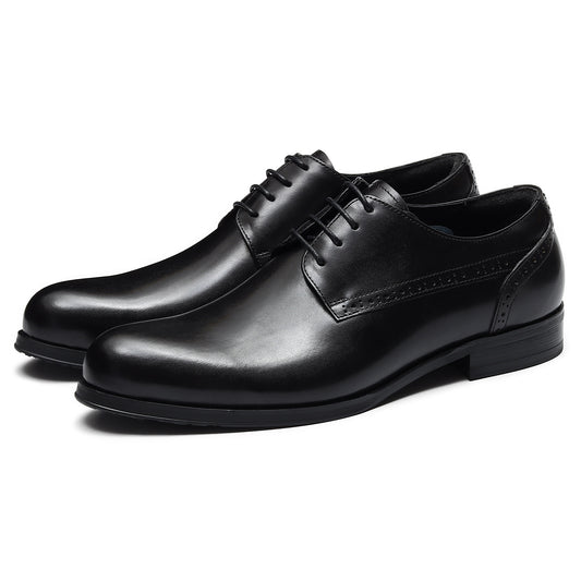 Customized British Lace up Men's Business Formal Leather Shoes Top Layer Cowhide Wedding Shoes Men23107