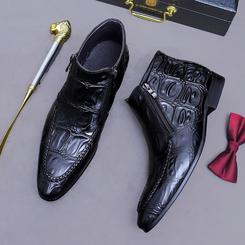 Formal Business Genuine Leather Pointed-Toe Shoes 65182