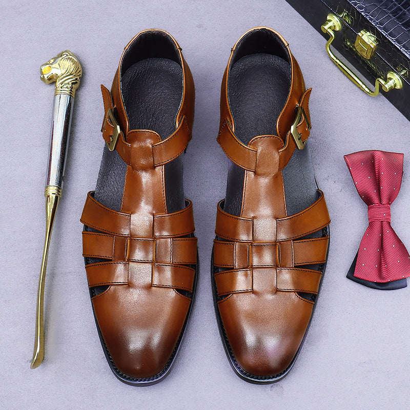 Men’s Premium Full-Grain Leather Sandals 96137