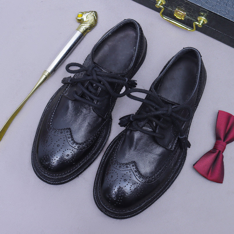 Goodyear Derby business formal handmade horsehide leather shoes G080-3