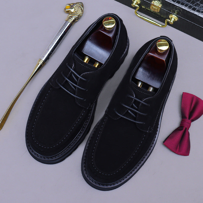 Suede leather casual and formal men's leather shoes 66299