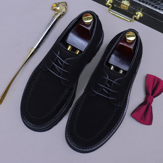 Suede leather casual and formal men's leather shoes 66299